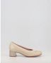 Pitillos Fantasie Holle Hak Pumps Beige Dames - Thumbnail 9