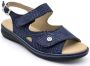 Pitillos Flat Sandals Blue Dames - Thumbnail 3