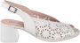 Pitillos High Heel Sandals White Dames - Thumbnail 3