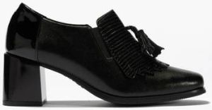 Pitillos Pumps Zapatos abotinados con tacón alto lucido tejus charol negro
