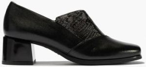 Pitillos Pumps Zapatos abotinados con tacón medio lucido zimba negro
