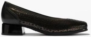 Pitillos Pumps Zapatos de salón con tacón bajo arca lucido negro
