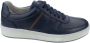 Gabor Blauwe Leren Sneakers Blue Heren - Thumbnail 2