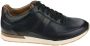 Gabor Leren Sneakers Zwart Black Heren - Thumbnail 2