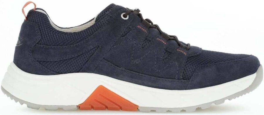 Pius Gabor rollingsoft sensitive 8002.11.04 heren rollende wandelsneaker blauw - Foto 3
