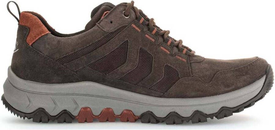 Pius Gabor rollingsoft sensitive 8005.50.04 heren rollende wandelsneaker bruin waterdicht - Foto 3