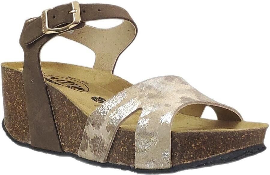 Plakton Sandalen met sleehak So tahiti