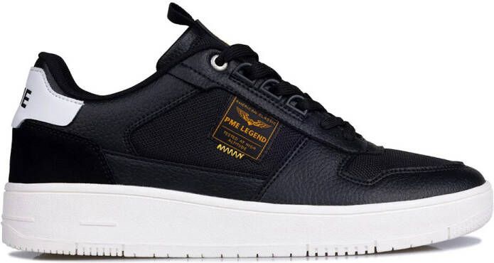PME Legend Gobbler zwart wit sneakers heren (PBO2402250-999) - Foto 3