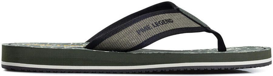PME Legend Jetflap Slipper groen Textiel - Foto 10