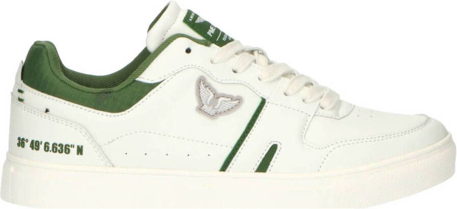 PME Legend Sneakers Craftler Sportsleather Ripstop White Green(PBO2203160 901 ) - Foto 6