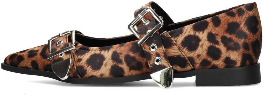 Poelman Camel print bandschoen W1501PSH camel Panter - Foto 5