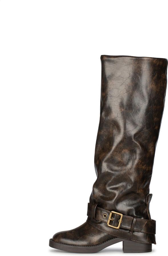 POSH by Poelman Patty bikerboots donkerbruin - Foto 4