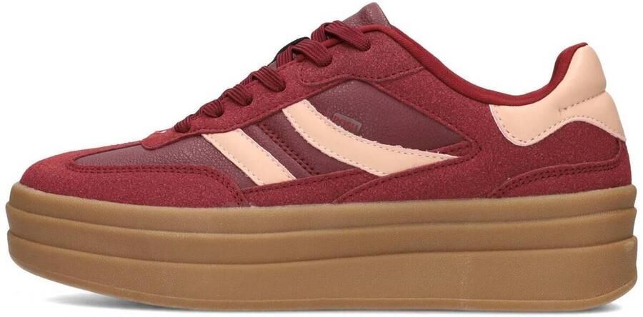 POSH by Poelman BODIE Dames Sneakers Bruin Met Beige - Foto 2