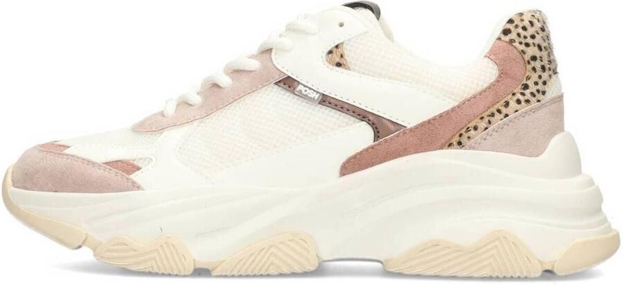 POSH by Poelman GIGI Dames Sneakers Wit met roze combinatie - Foto 2