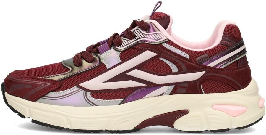 POSH by Poelman GINNY Dames Sneakers Bordeaux met combinatie - Foto 4