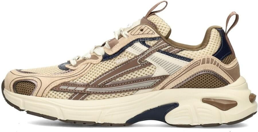 POSH by Poelman Sneakers Harper 20 Beige Blauw Grijs - Foto 5