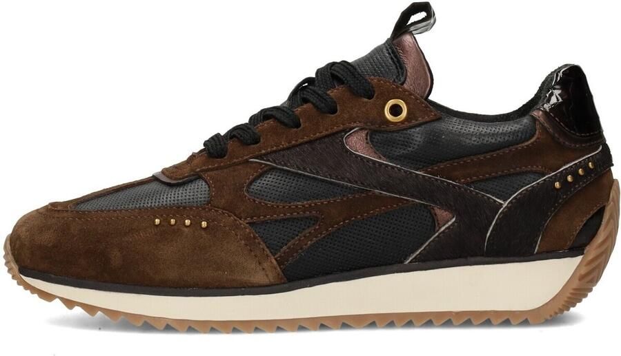 Poelman Sneakers laag ' VALERIA Damen Sneaker' bruin - Foto 4