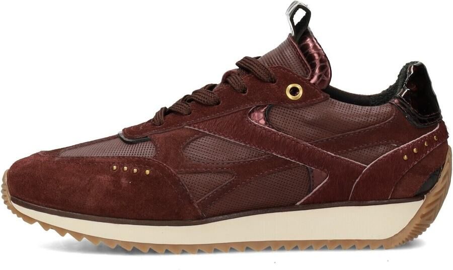 POSH by Poelman Sneakers Valeria 59 Bruin Bordeaux Rood - Foto 2