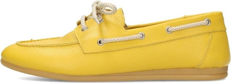 Poelman Callie leren bootschoenen geel - Foto 4