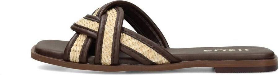 Poelman Platte sandalen Sienna Dames Slippers