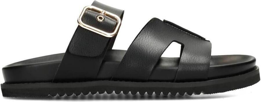 POSH by Poelman imitatieleren slippers zwart - Foto 4