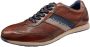 Bugatti Sneakers business schoen lage schoen veterschoen met contrasterende strepen - Thumbnail 4