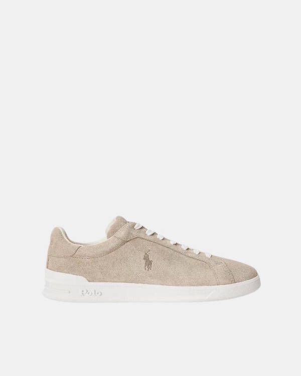 Polo Ralph Lauren Leren sneakers met logodetail model 'TRAIN' - Foto 8