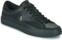 Polo Ralph Lauren Sneakers van leer met labelstitching model 'LONGWOOD' - Thumbnail 3