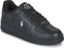 Polo Ralph Lauren Masters Court Sneakers black white Zwart Leer Lage sneakers Unisex - Thumbnail 3