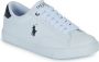 Ralph Lauren Polo Theron V White Navy kinder sneakers - Thumbnail 3