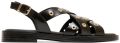 Porronet Platte sandalen MANDEN 3234 - Zwart