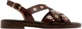 Porronet Platte sandalen MANDEN 3234 - Bruin