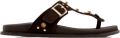 Porronet Platte sandalen MANDEN 3294 - Bruin