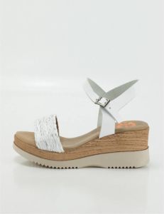 Porronet Sandalen Sandalias en color blanco para señora