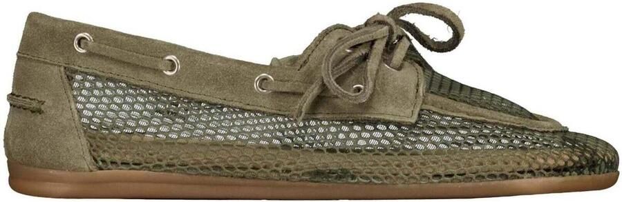 Posa Schoenen Khaki Pw110 Loafers Khaki Boat Loafer Mesh Suede - Foto 2