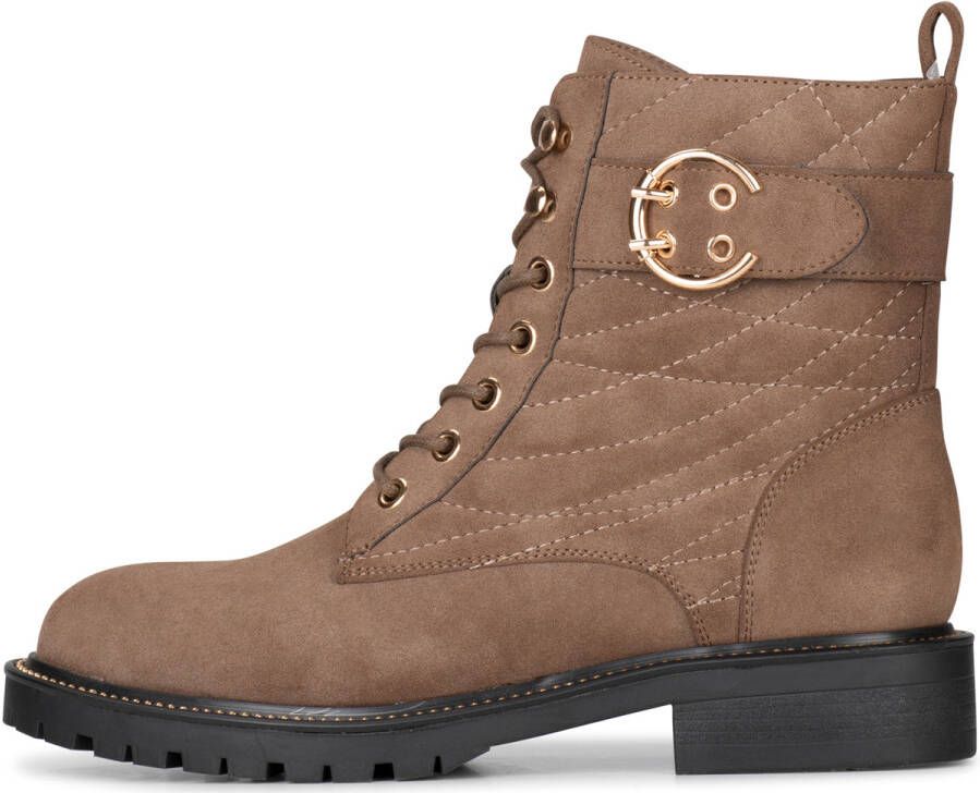 Posh By Poelman Enkellaarzen "Loua" Damen Biker-Stiefel