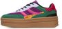 POSH by Poelman BODIE Dames Sneaker Paars met groen combinatie - Thumbnail 3