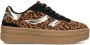 POSH by Poelman sneakers met panterprint bruin zwart - Thumbnail 2
