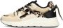 POSH by Poelman CARI Dames Sneakers Beige met dierenprint - Thumbnail 2
