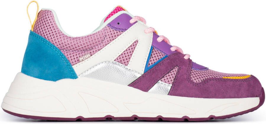 POELMAN C18582X9PSH26 Lilac combi Paars Mesh Lage sneakers Dames - Foto 2