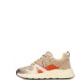 POSH by Poelman chunky sneakers beige oranje Meisjes Imitatieleer Meerkleurig 32 - Thumbnail 3