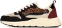 POSH by Poelman CHARLIE Dames Sneakers Zwawrt Met Bordeaux Combinatie - Thumbnail 3