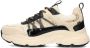 POSH by Poelman AYOKI Dames Sneakers Beige Met Zwart Combinatie - Thumbnail 3