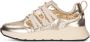 POSH by Poelman Gemma chunky sneakers met glitters goud metallic - Thumbnail 2
