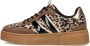 POSH by Poelman LILY Dames Sneakers Bruin Met Beige - Thumbnail 2