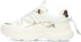 POSH by Poelman MADEE Dames Sneakers Wit Met Gouden Combinatie - Thumbnail 3