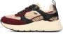 POSH by Poelman Minion chunky sneakers rood zwart beige - Thumbnail 2