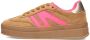 POSH by Poelman NOË Dames Sneakers Beige Met Roze Combinatie - Thumbnail 3