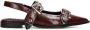 POSH by Poelman Julie slingback loafers donkerrood - Thumbnail 2