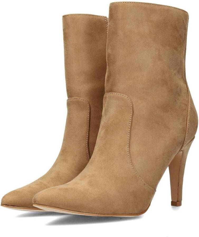 POSH by Poelman TAVERNE Imitatie Suède Enkellaars met Hak - Foto 2